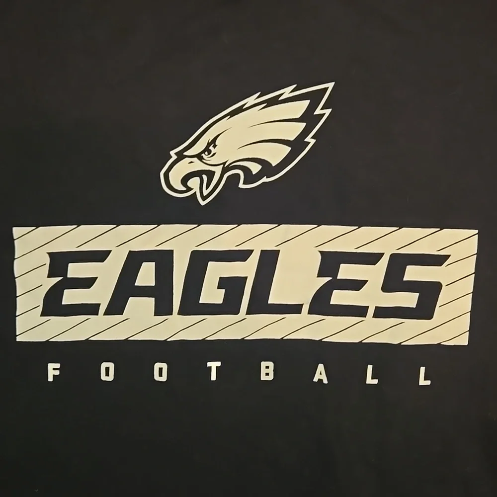 Nike EaglesBlack Sideline Team Issue Football Tee Sz L - Picture 4 of 7
